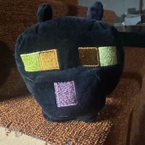 Mattel Minecraft Black Cat 8”  Plush Toy